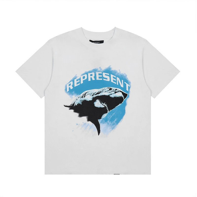 Represent Shark Washed T-Shirt Multicolor - Gallery Image 3 - Detailed View