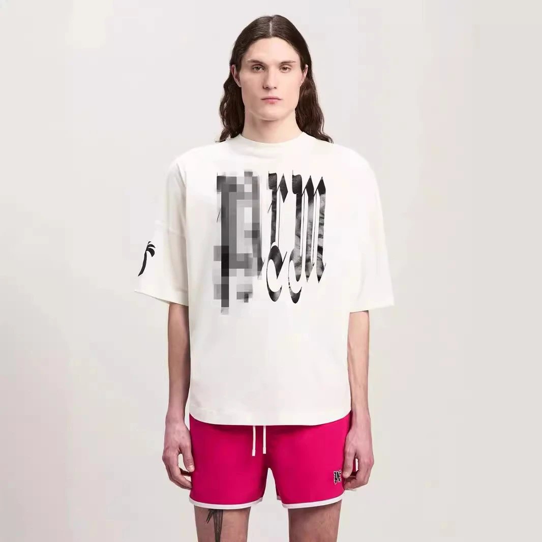 Streetwear Cotton Graphic Logo Oversized T-Shirt Neon Yellow - Gallery Image 11 - Detailed View