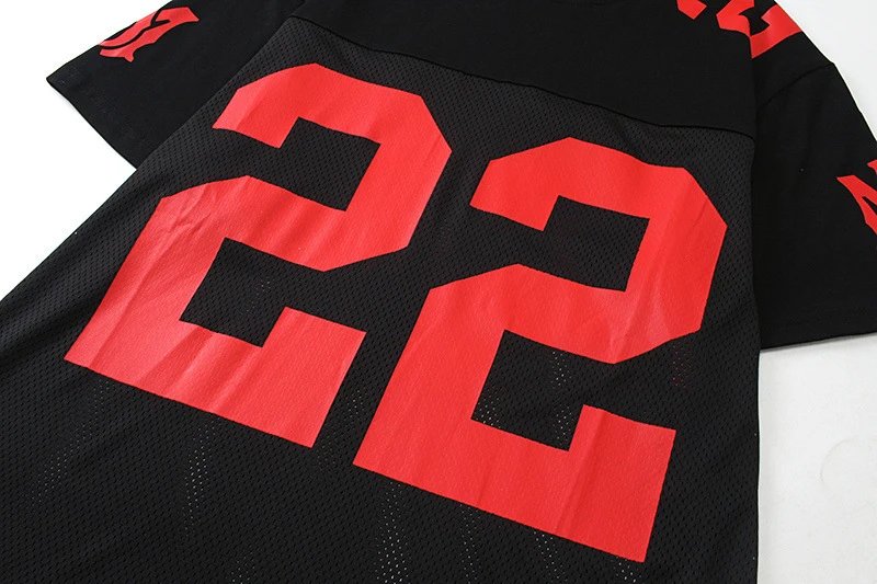 AMIRI Mesh Jersey T-Shirt Multicolor - Gallery Image 6 - Detailed View