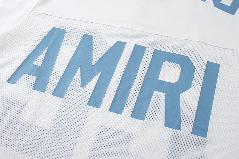 AMIRI Mesh Jersey T-Shirt Multicolor - Gallery Image 9 - Detailed View