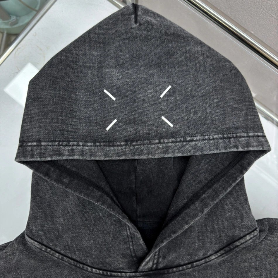 Maison Margiela Hoodie White - Gallery Image 13 - Detailed View