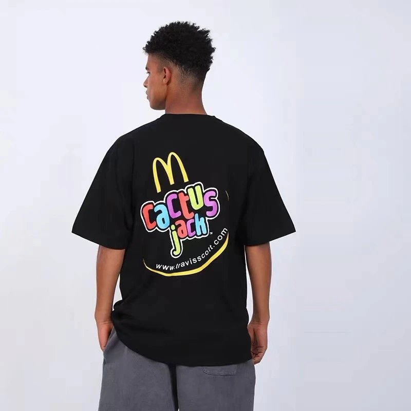 Street Graphic Cotton Tee Unisex Ivory - Gallery Image 9 - Detailed View