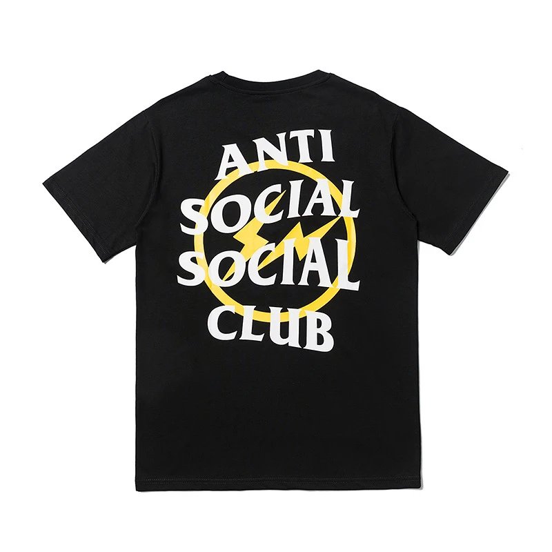 ASSC Lightning Print T-Shirt Black - Gallery Image 4 - Detailed View