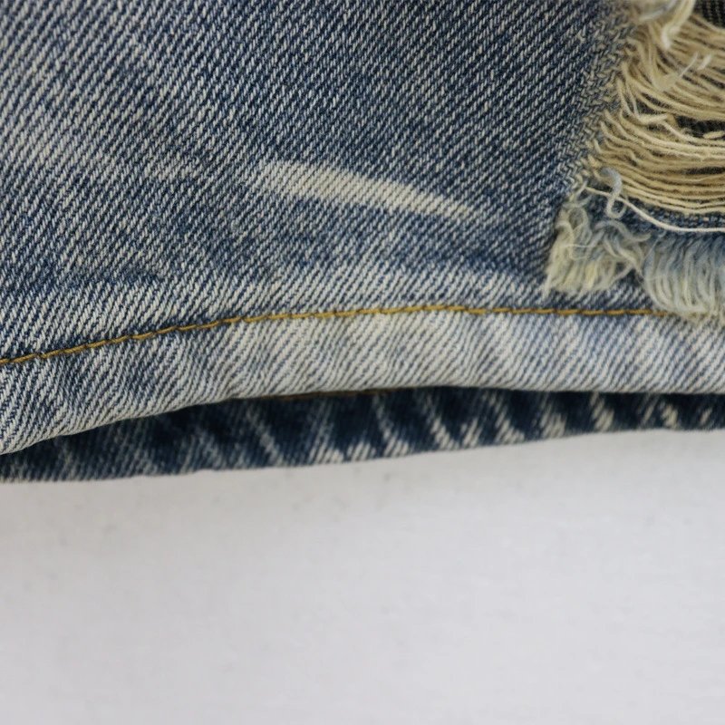 Hellstar Washed Distressed Shorts Grey - Gallery Image 7 - Detailed View