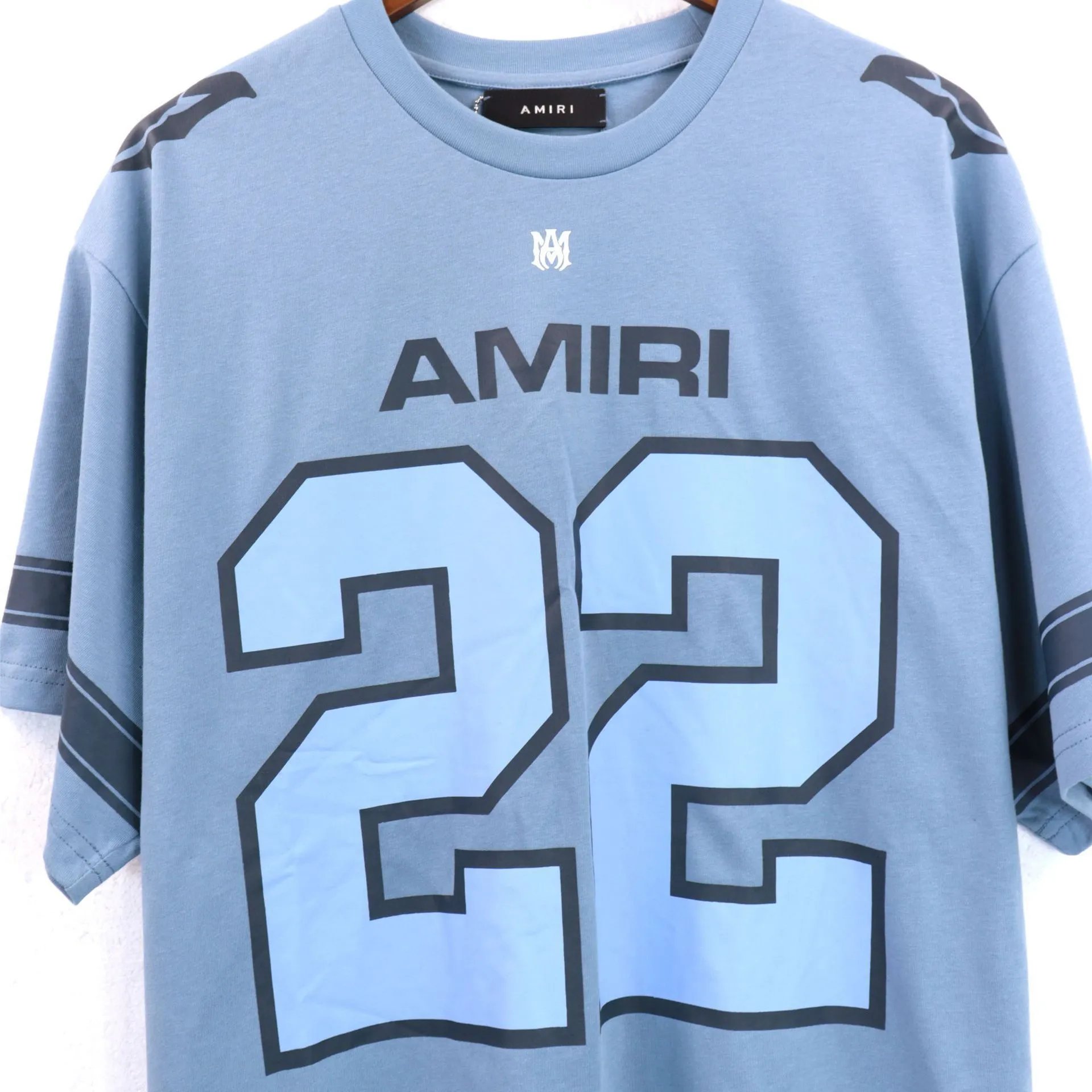Amiri 22 Colorblock Tee Multicolor - Gallery Image 12 - Detailed View