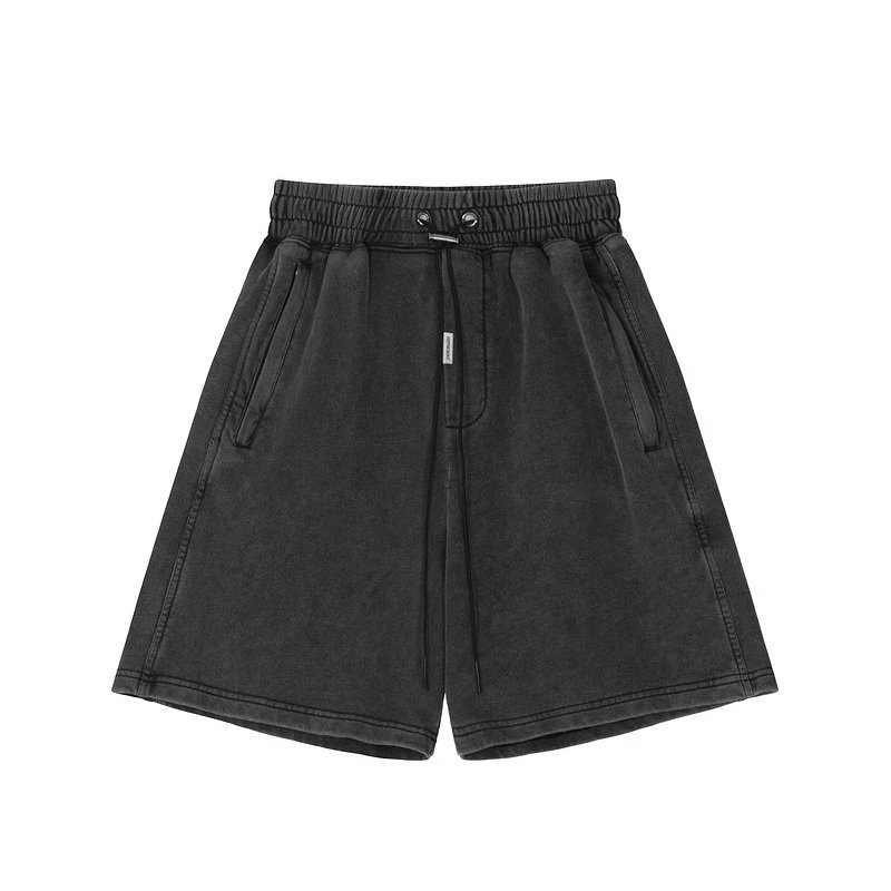 REPRESENT Elastic Denim Shorts Black - Gallery Image 2 - Detailed View
