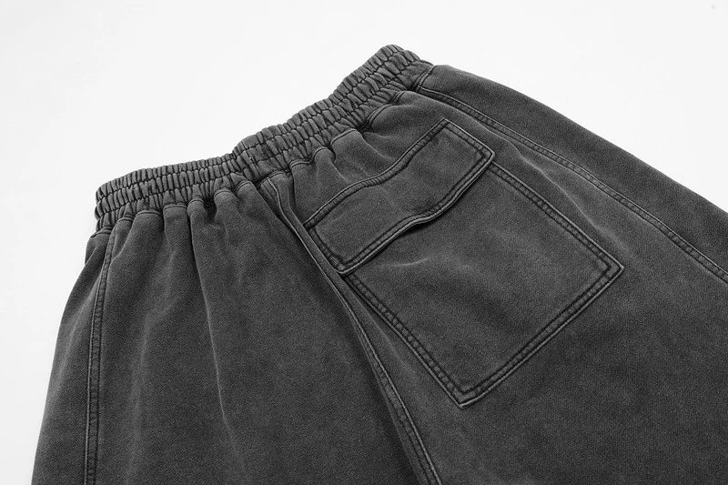 REPRESENT Elastic Denim Shorts Black - Gallery Image 11 - Detailed View