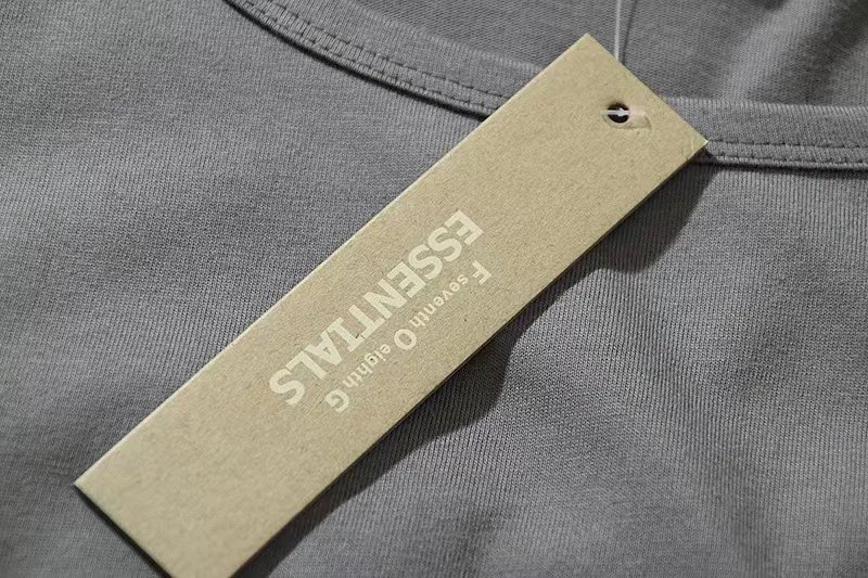 Streetwear Sleeveless Tee Cotton Ivory - Gallery Image 13 - Detailed View