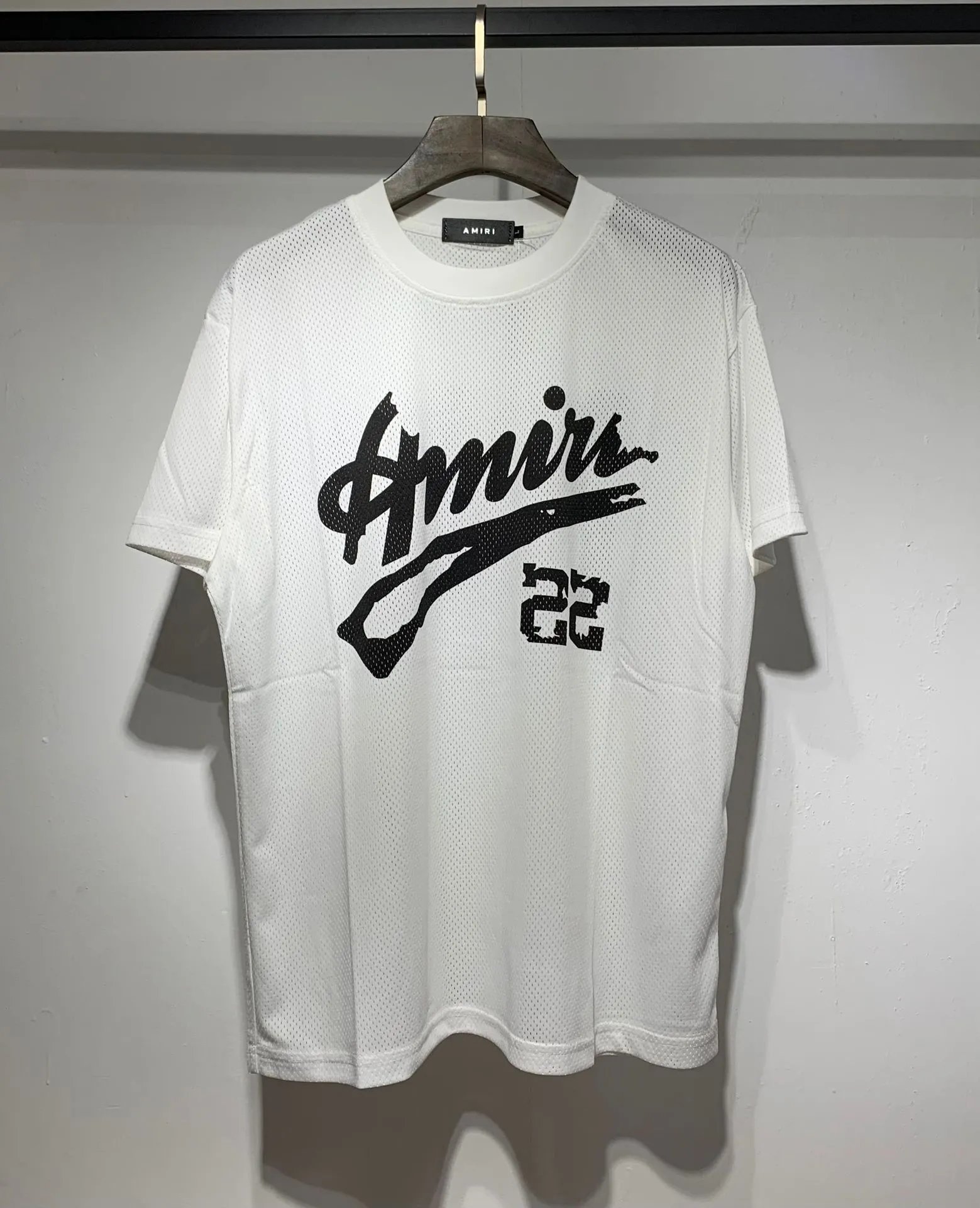 Amiri Breathable Mesh Set Black White - Gallery Image 6 - Detailed View