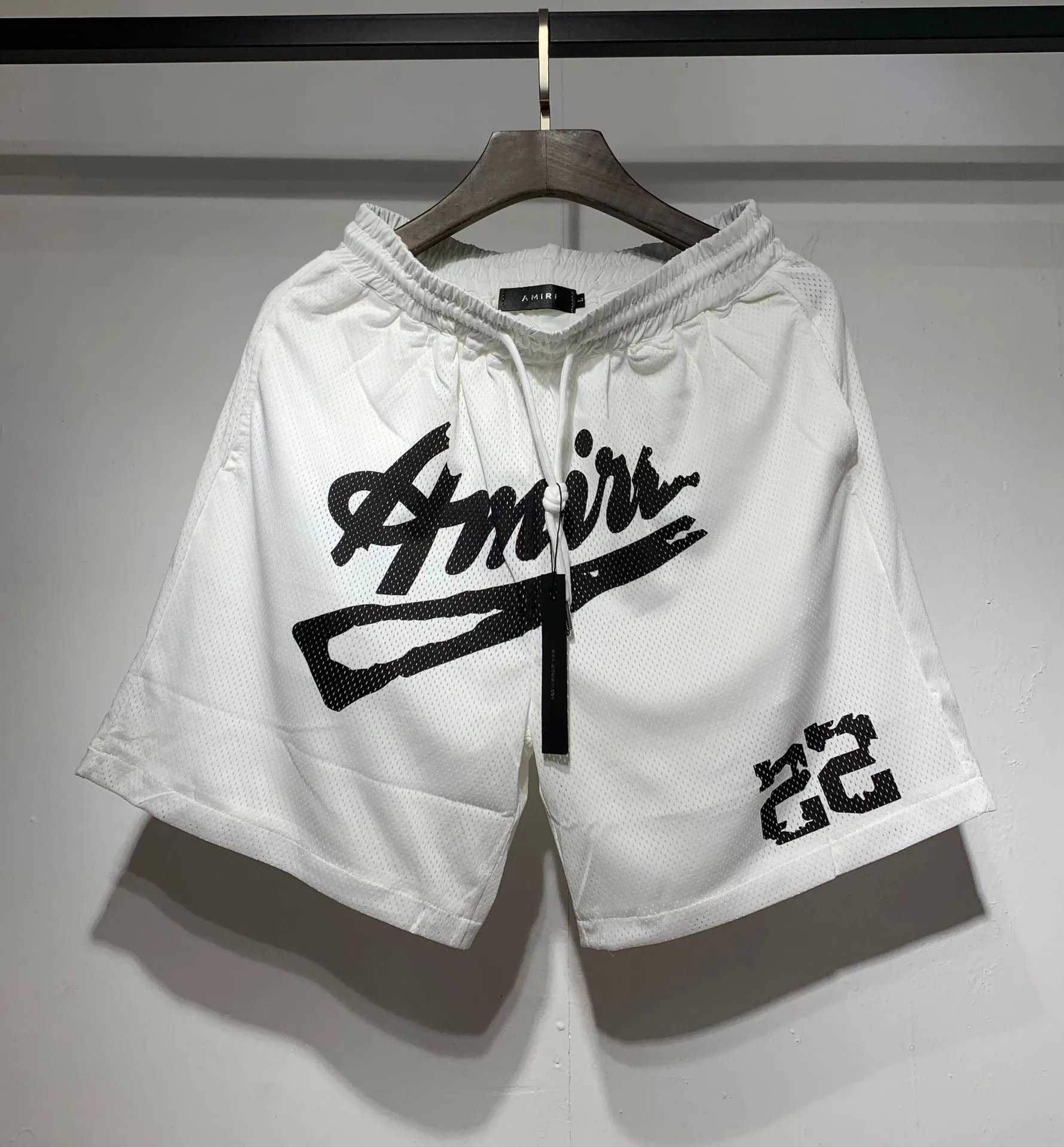 Amiri Breathable Mesh Set Black White - Gallery Image 8 - Detailed View