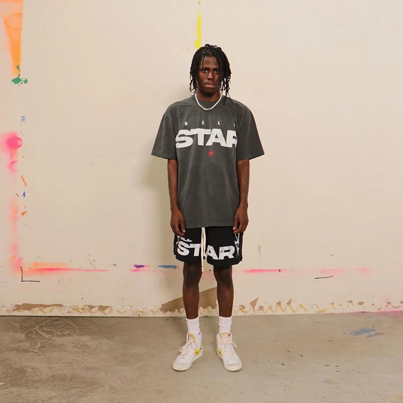 Hellstar Graphic Shorts MultiColor - Gallery Image 14 - Detailed View