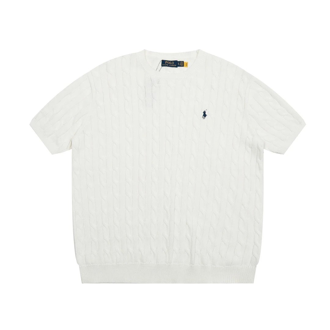 Ralph Lauren Knit Crew Tee Multicolor - Gallery Image 5 - Detailed View