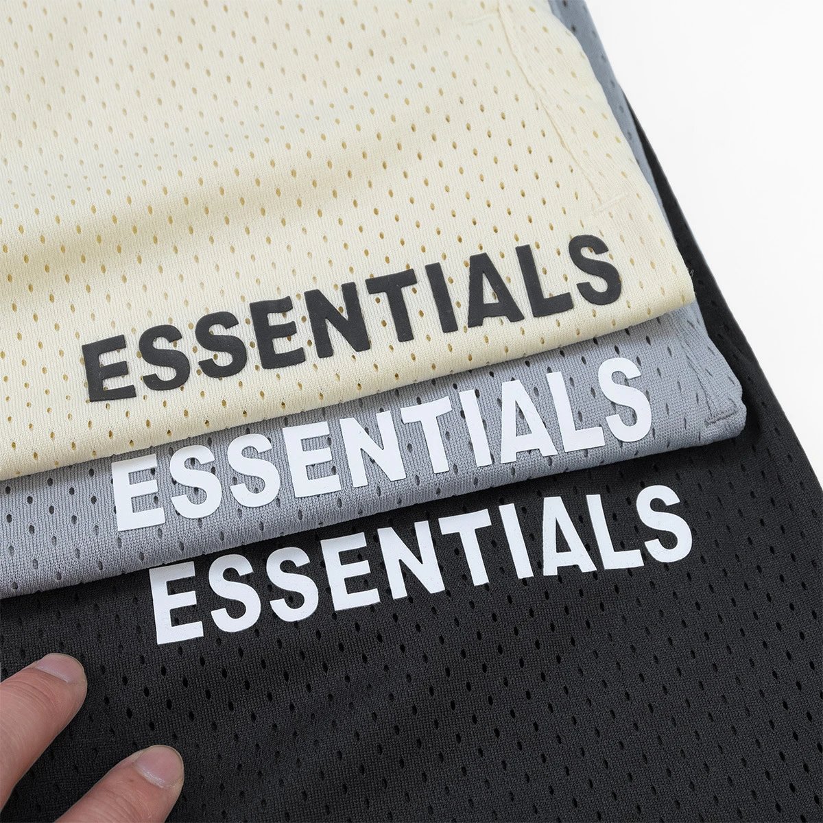 Mesh Drawstring Streetwear Shorts Mustard Yellow - Gallery Image 7 - Detailed View