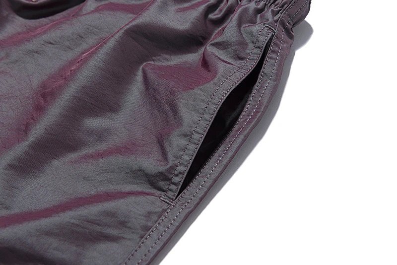 Street Nylon Reflective Shorts Silver Gray - Gallery Image 9 - Detailed View
