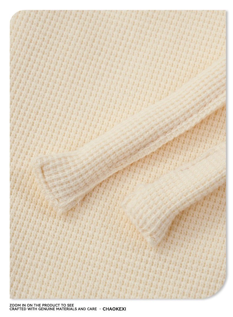 Men's waffle shorts, Elastic waist, Casual, Charcoal - Gallery Image 12 - Detailed View