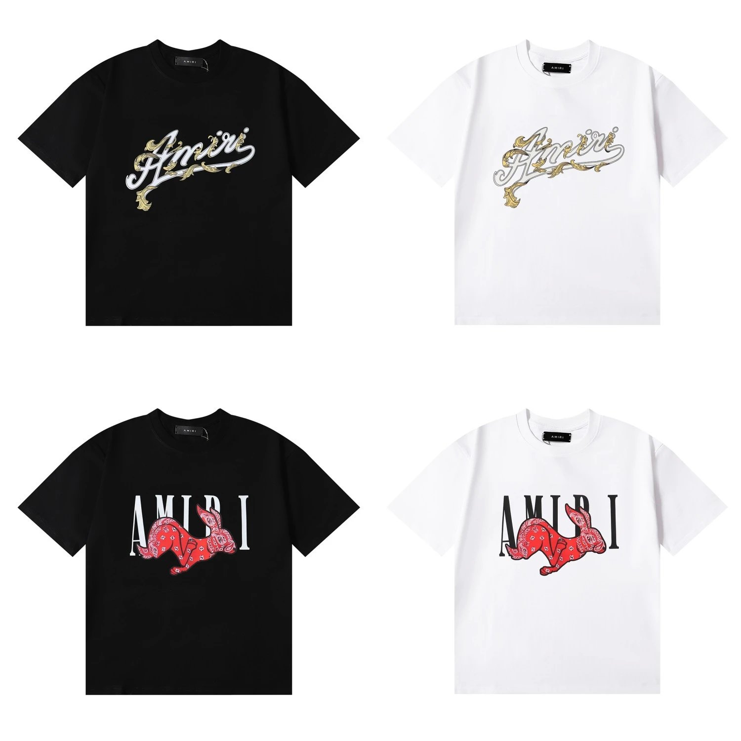 Amiri Logo Tee Multicolor - High Quality Product Image - Cnfans