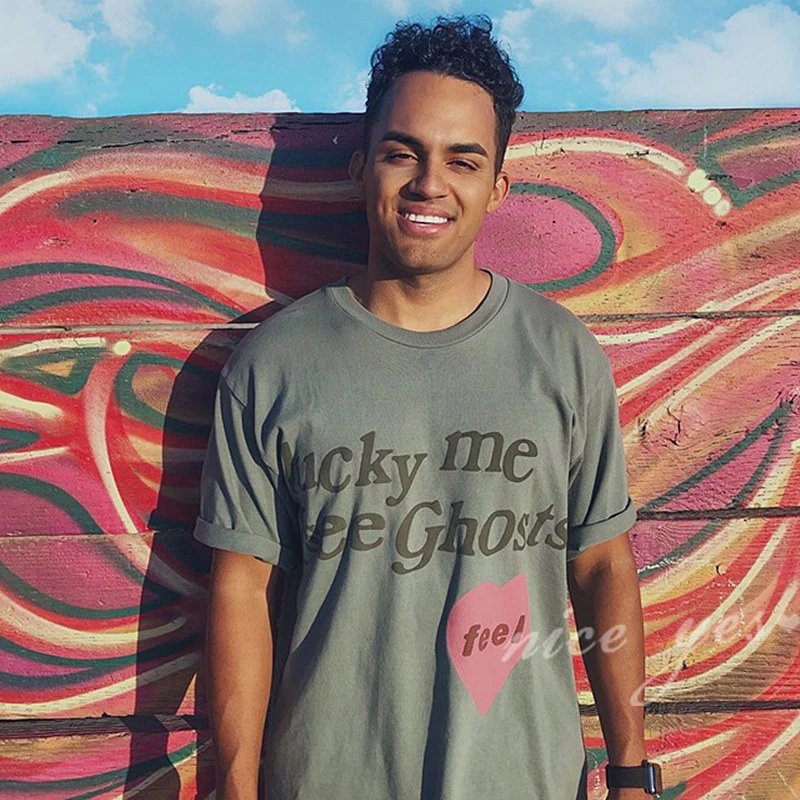 Graphic Unisex T-Shirt Slate Blue - Gallery Image 9 - Detailed View