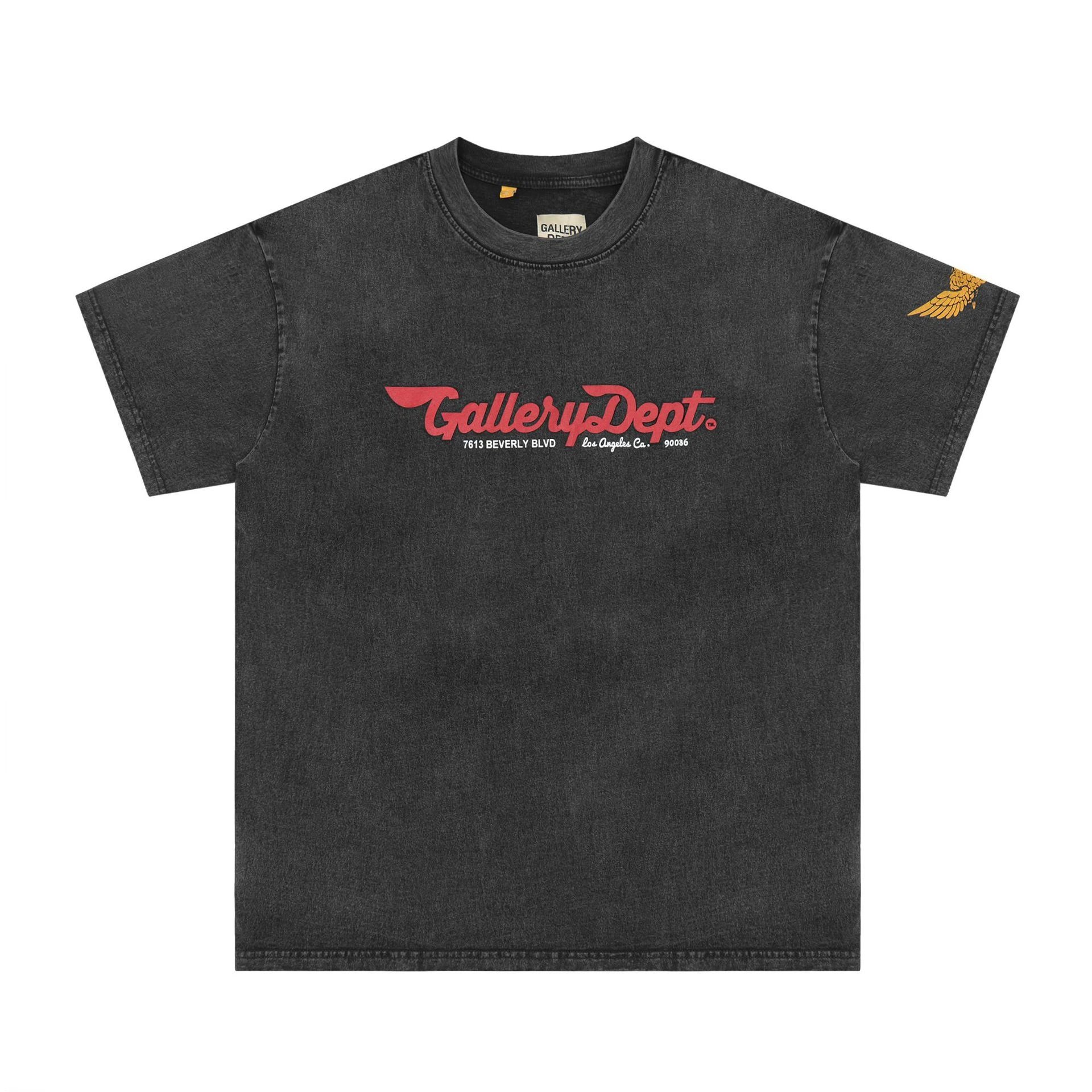 Gallery Dept Washed Vintage Tee Black - Gallery Image 3 - Detailed View