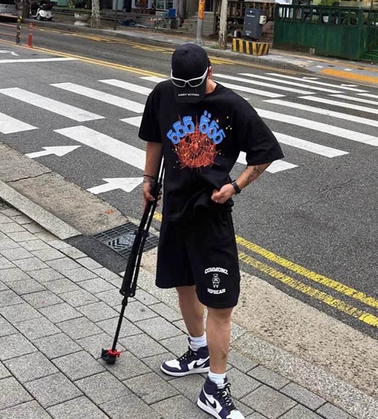 Spider Web Graphic Tee Multi-color - Gallery Image 13 - Detailed View