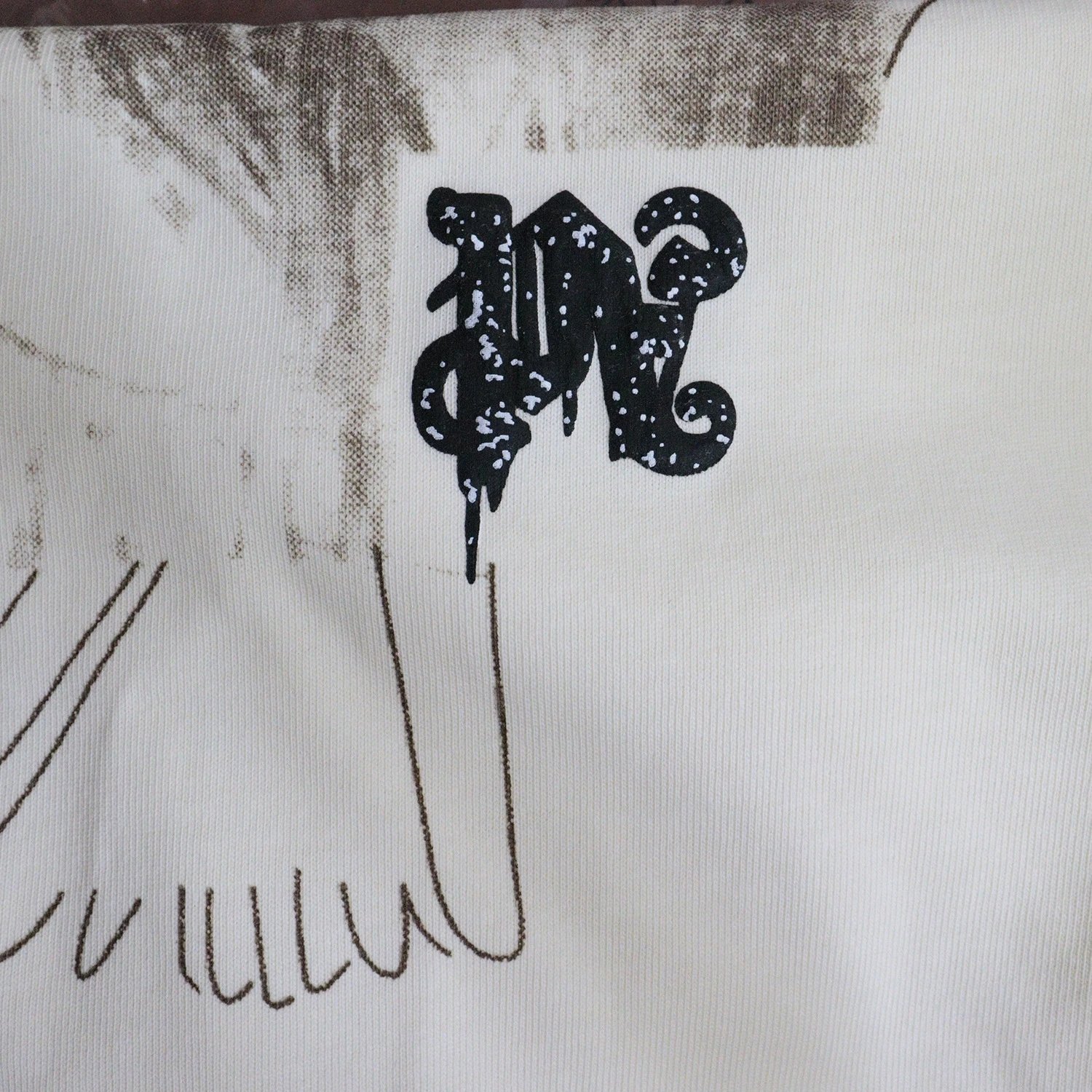 Streetwear Dove Graphic Cotton Tee Charcoal Black - Gallery Image 10 - Detailed View