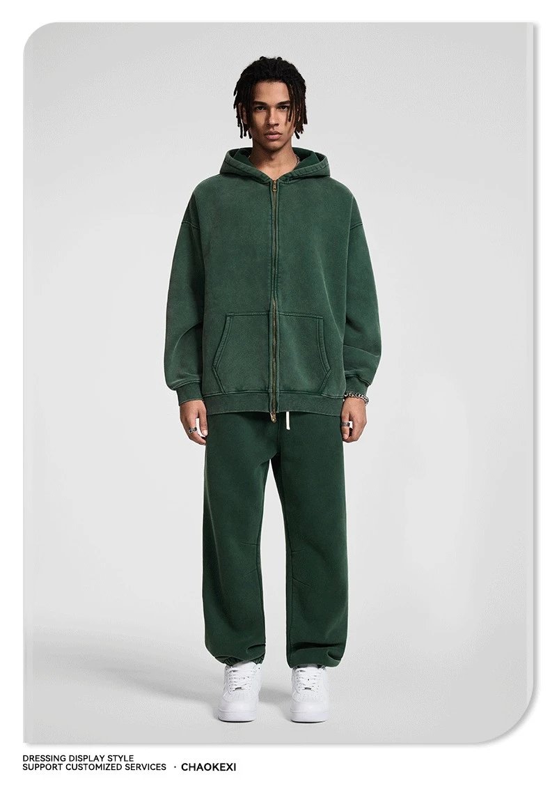 Winter Cotton Blend Joggers Sweatpants in Rose - Gallery Image 10 - Detailed View