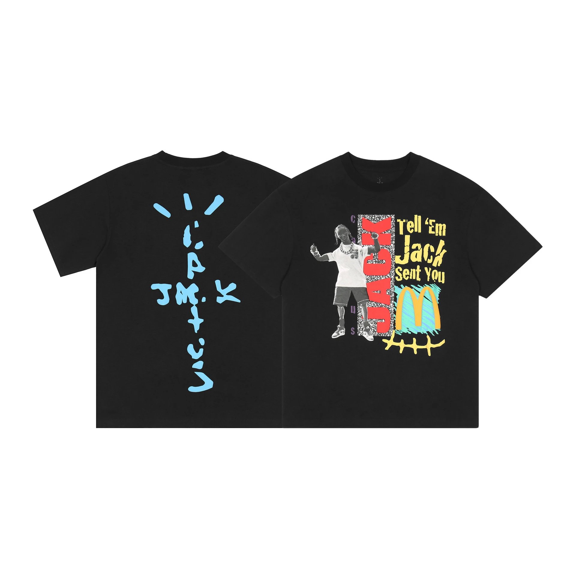 Vintage Graphic Streetwear Cotton T-Shirt Black - Gallery Image 1 - Detailed View