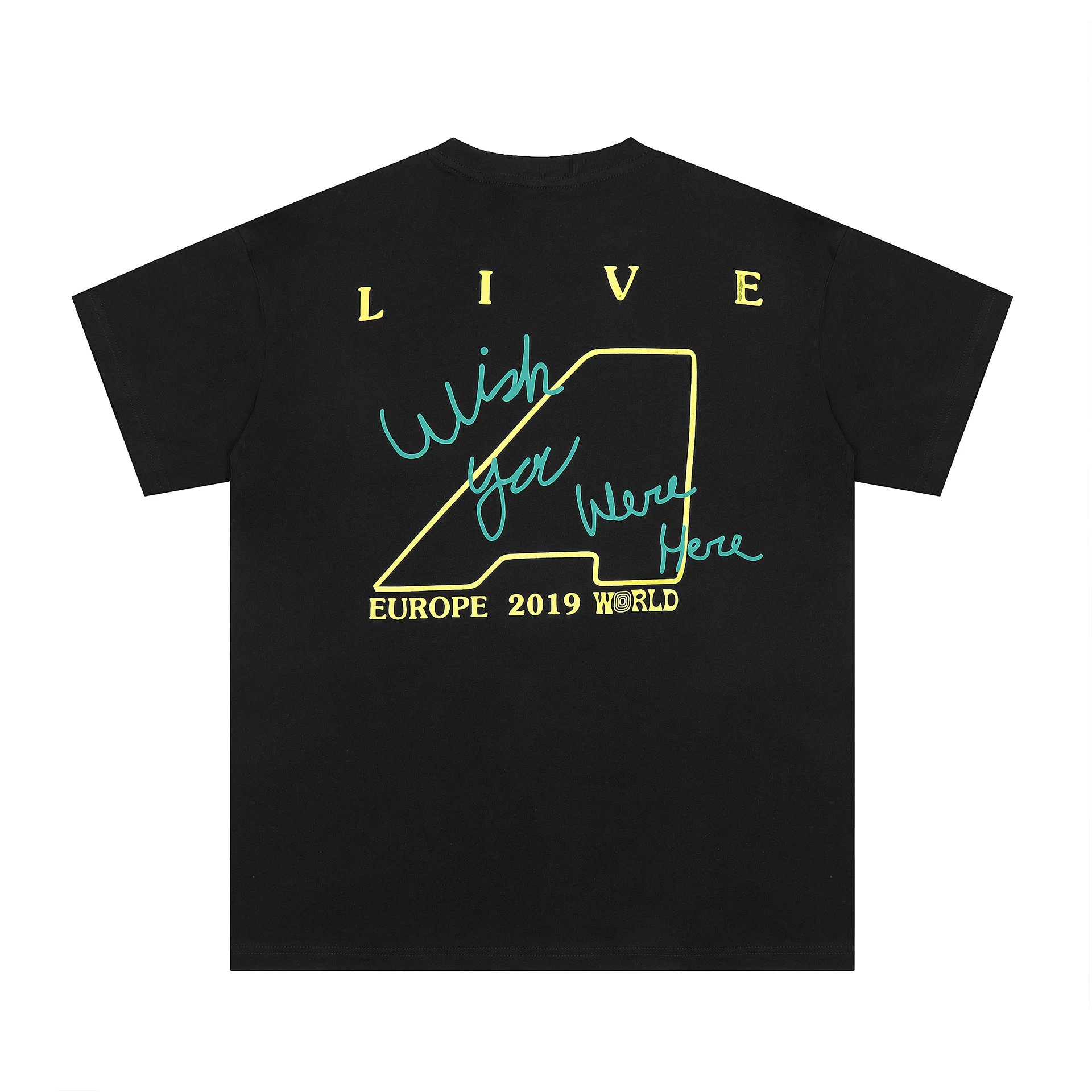 Street Style Duck Print Cotton Tee Ebony Black - Gallery Image 3 - Detailed View