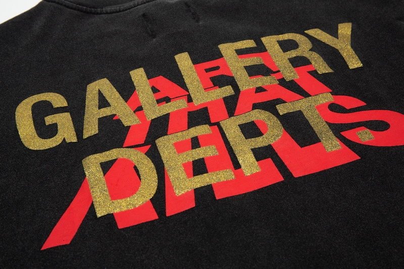 Gallery Dept Black Washed Tee Multicolor - Gallery Image 6 - Detailed View