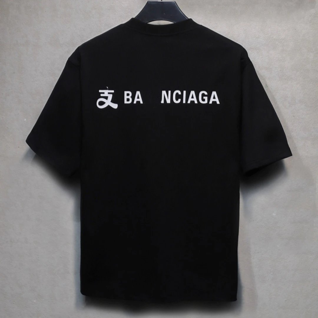 Unisex Alipay Collab Oversized Graphic Tee Onyx - Gallery Image 2 - Detailed View