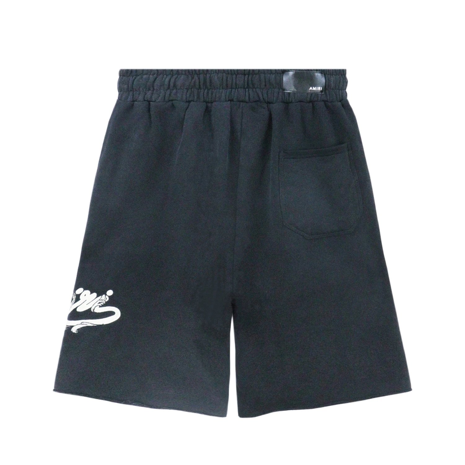 Amiri Embroidered Shorts Blue - Gallery Image 3 - Detailed View