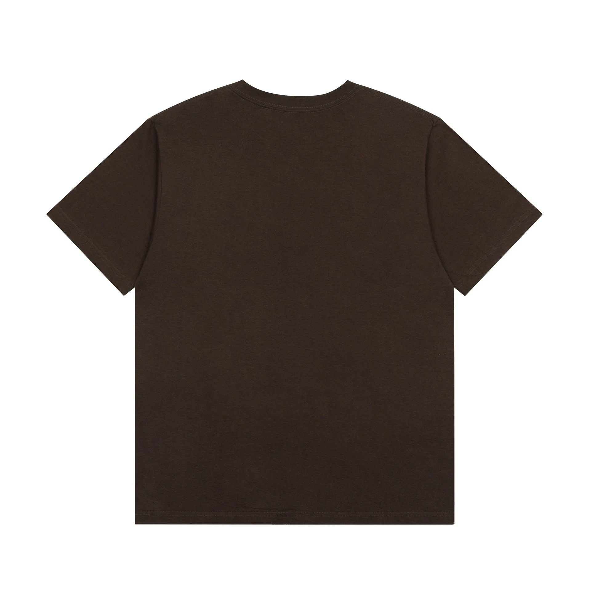 Streetwear Cotton Tiger Head Tee Cocoa Brown - Gallery Image 3 - Detailed View