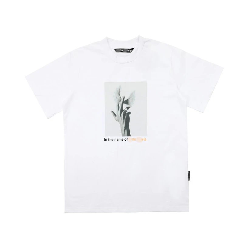 Street Graphic Cotton Tee Black White - Gallery Image 3 - Detailed View