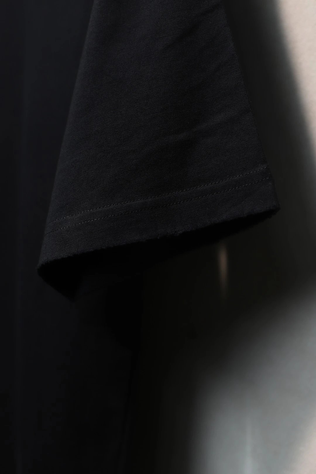 Balenciaga 25SS Rhinestone Tee Black - Gallery Image 5 - Detailed View