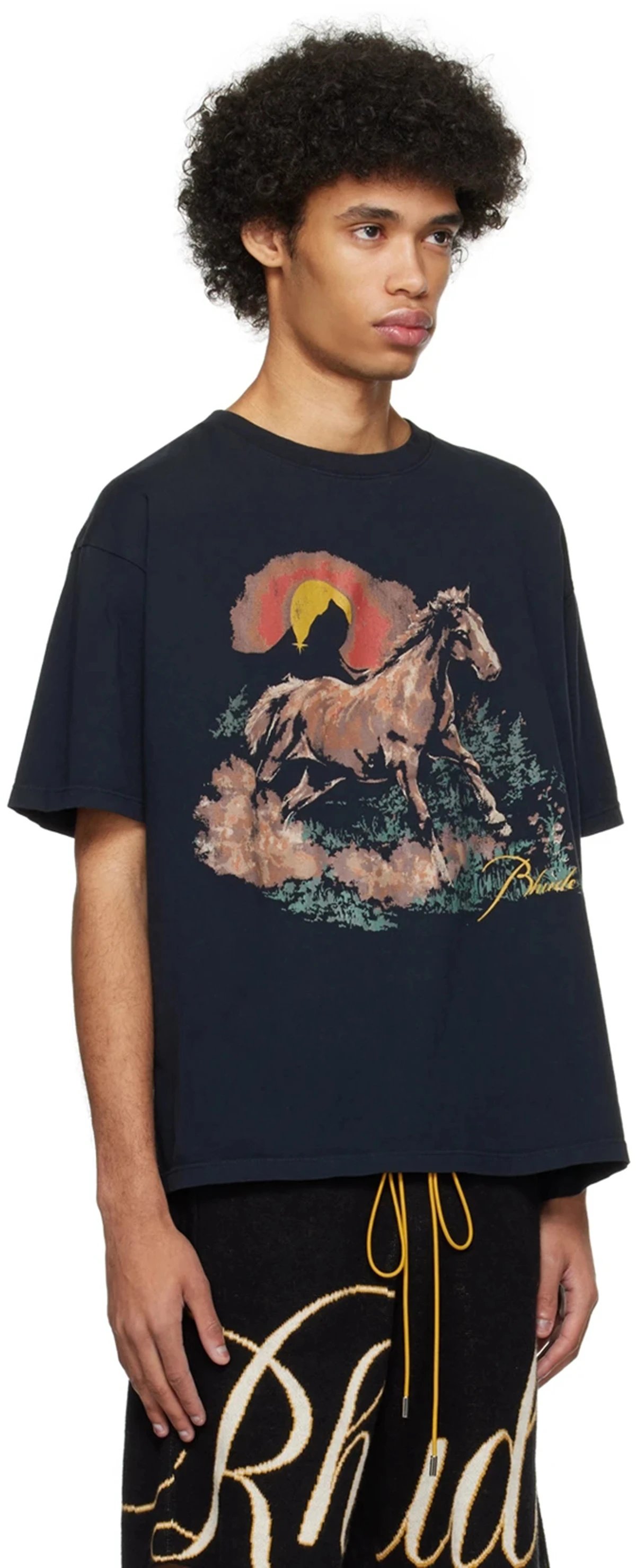 RHude Sunset Graphic Tee Multicolor - Gallery Image 7 - Detailed View