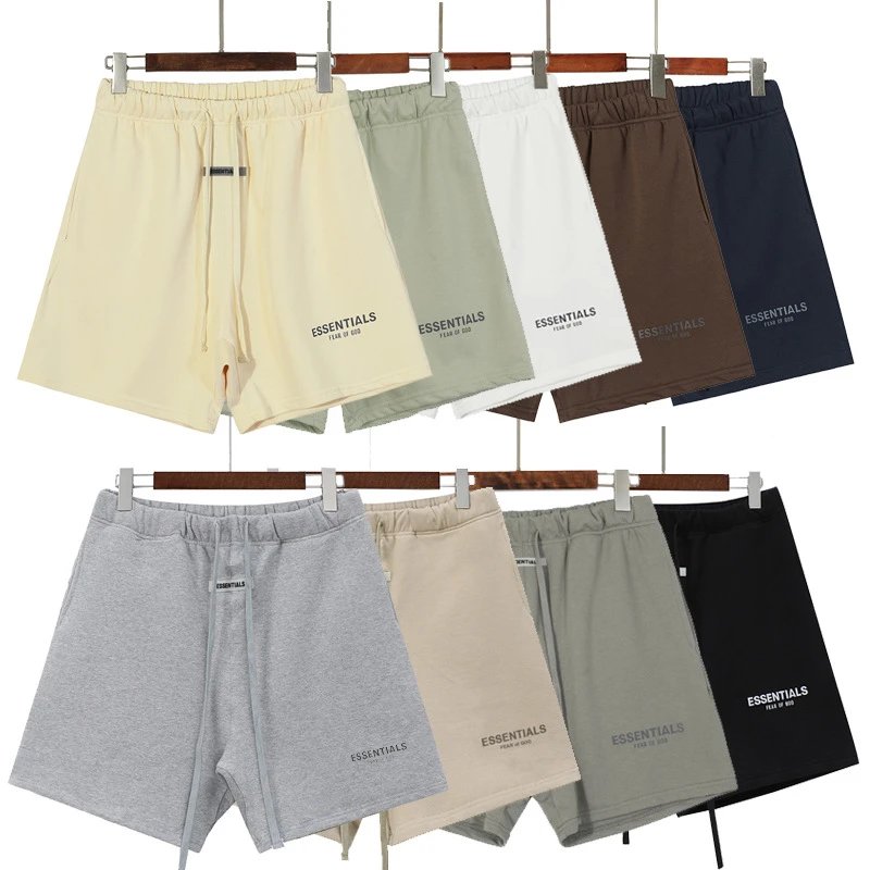 Reflective Embroidered Shorts Ivory - Gallery Image 2 - Detailed View