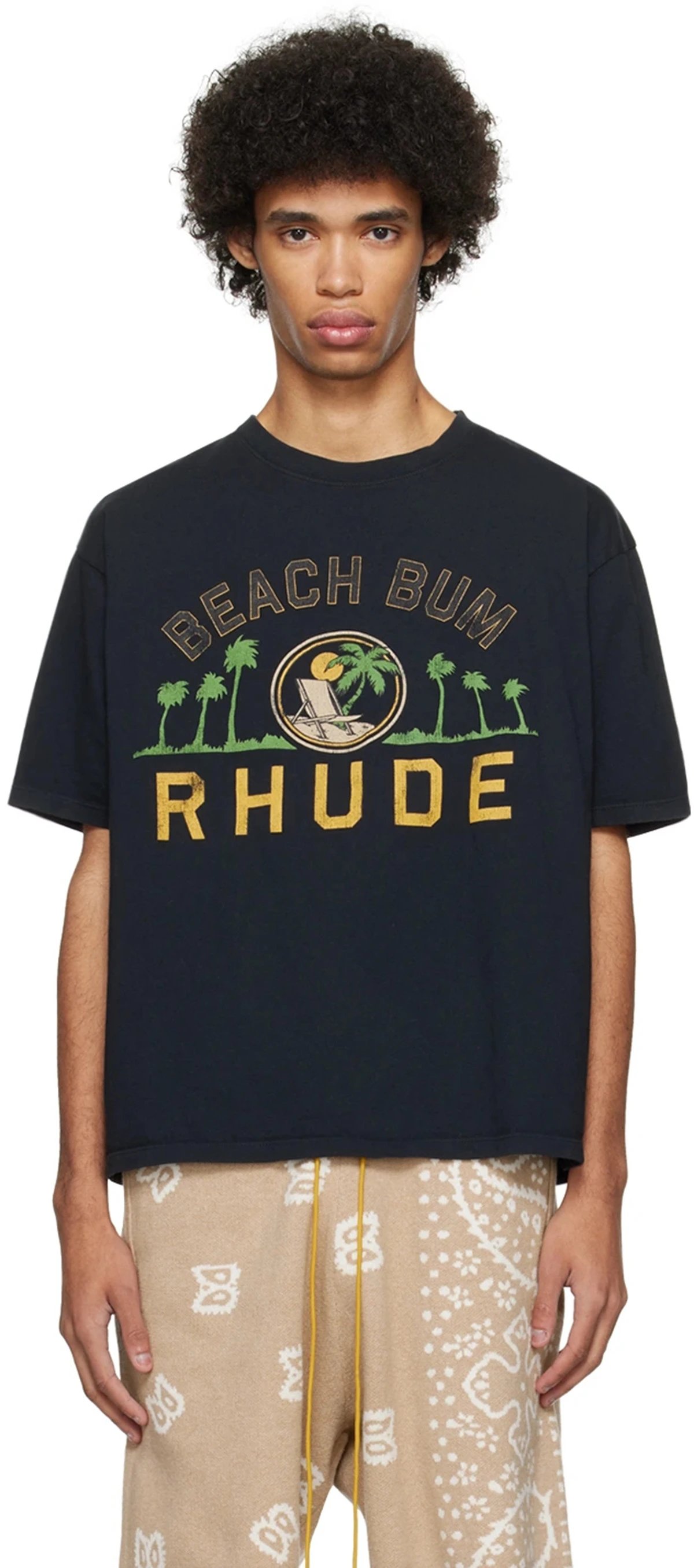 RHude Sunset Graphic Tee Multicolor - Gallery Image 10 - Detailed View
