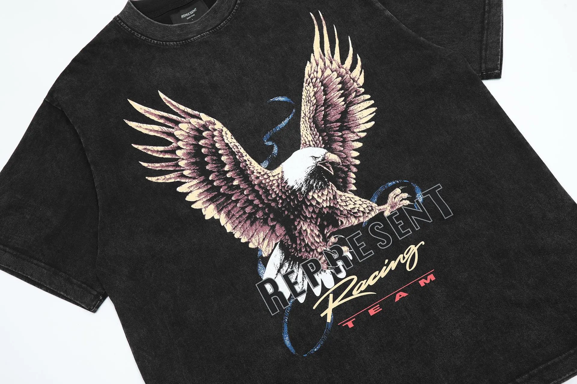 REPRESENT Eagle Graphic Tee Multicolor - Gallery Image 9 - Detailed View