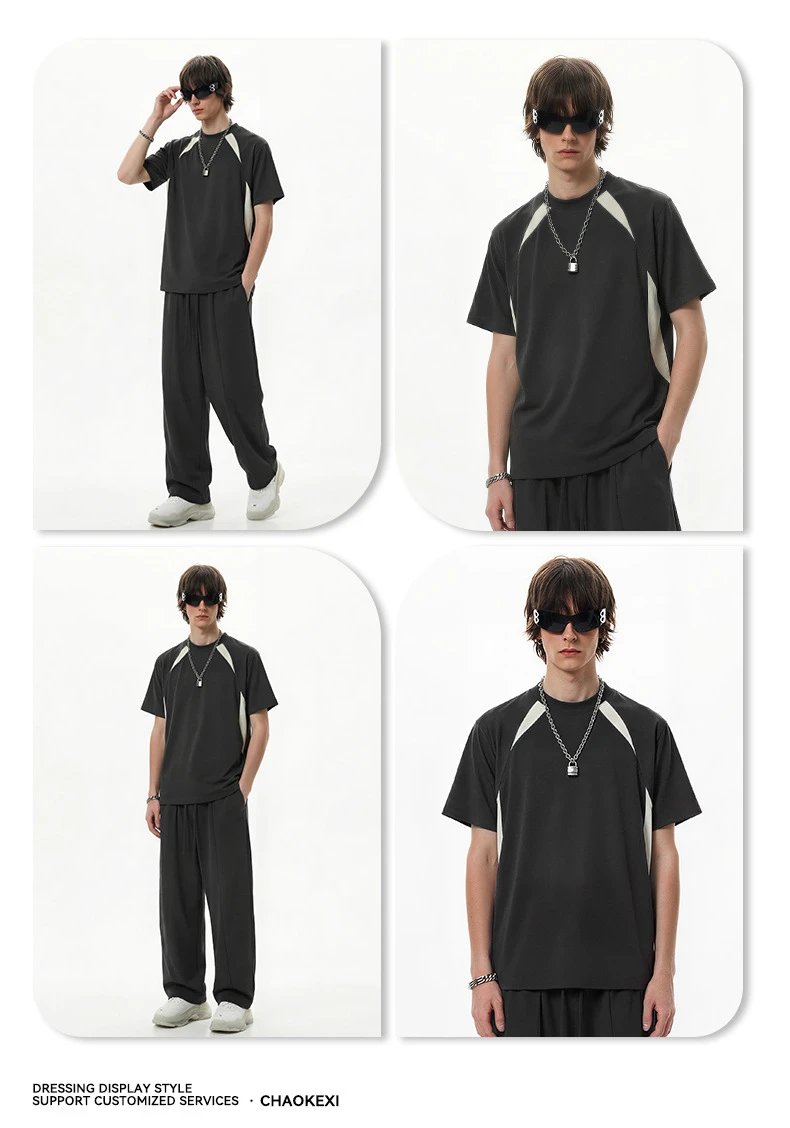 Outdoor Quick Dry Raglan T-Shirt Unisex Onyx - Gallery Image 10 - Detailed View