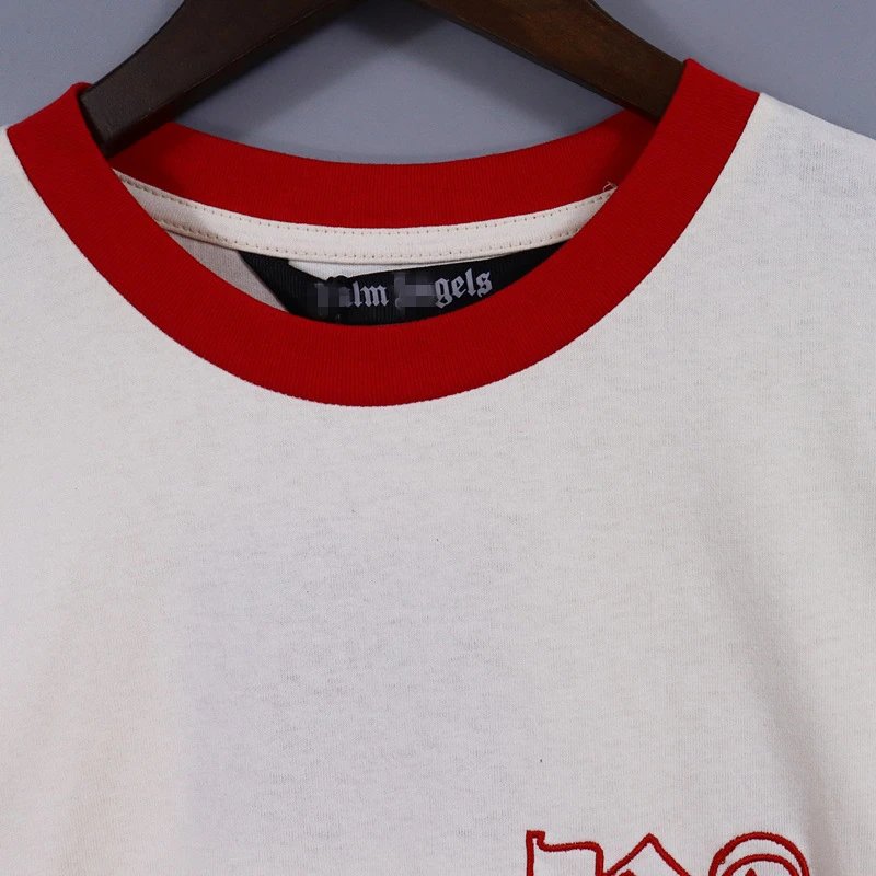 Racing Graphic Cotton Streetwear T-Shirt Ivory - Gallery Image 11 - Detailed View