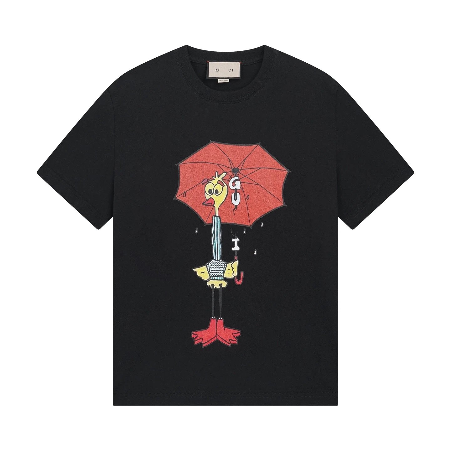 Graphic Cotton Tee Unisex Casual T-Shirt Onyx - Gucci - Cnfans - $23.55