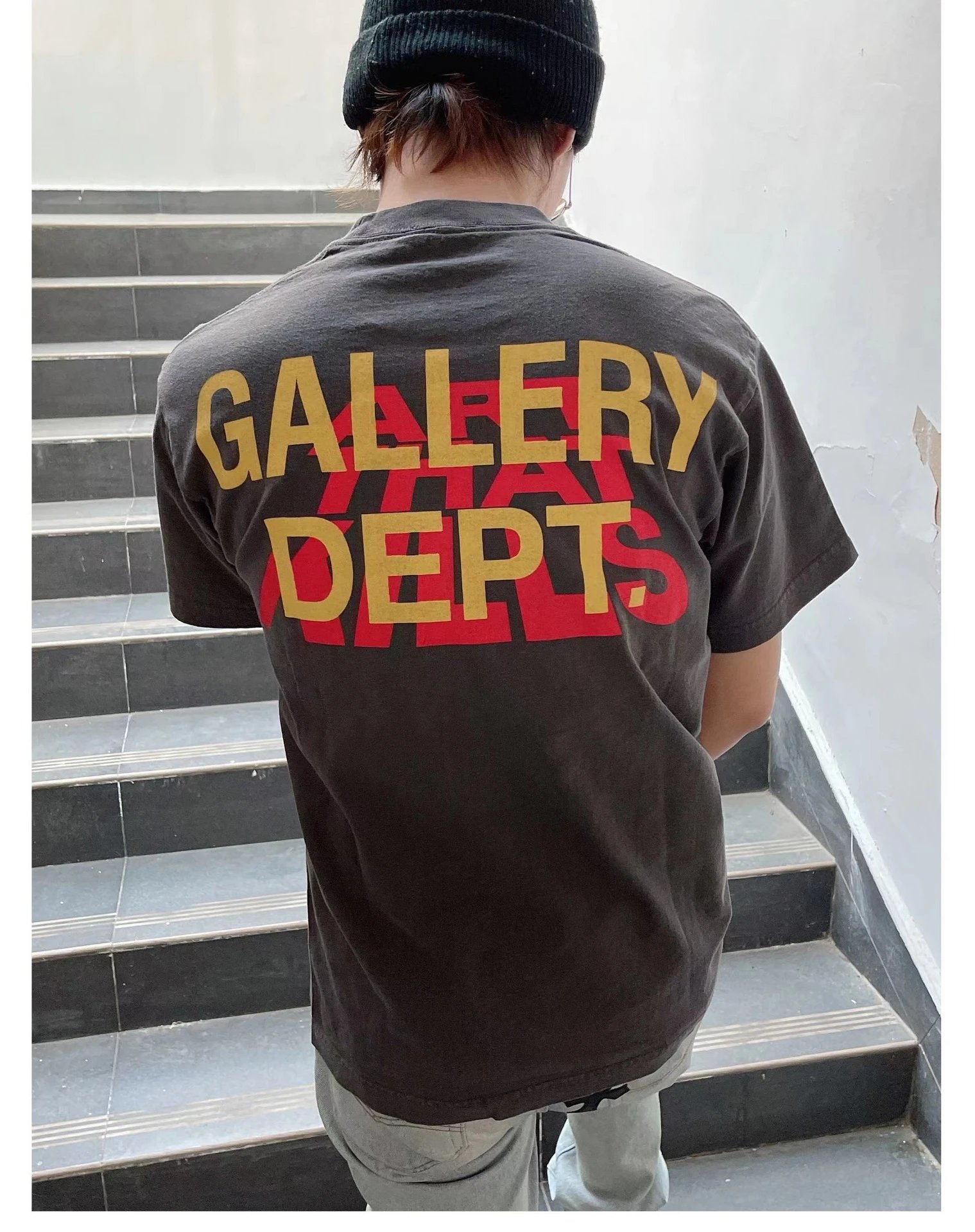 Gallery Dept Black Washed Tee Multicolor - Gallery Image 11 - Detailed View