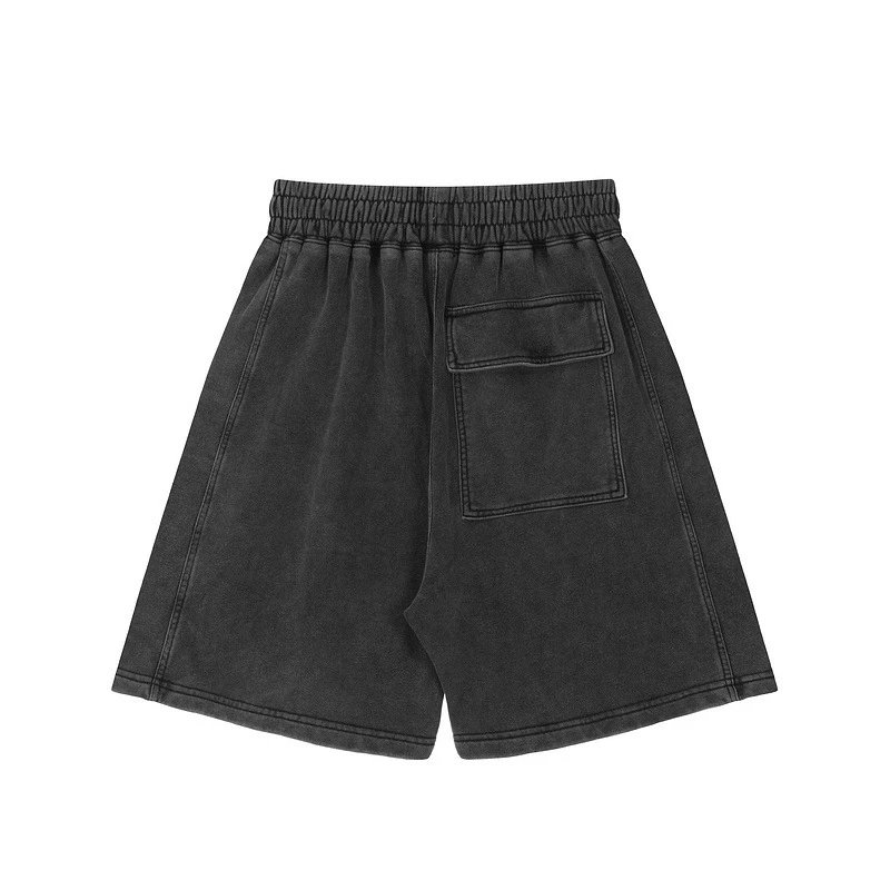 REPRESENT Elastic Denim Shorts Black - Gallery Image 3 - Detailed View