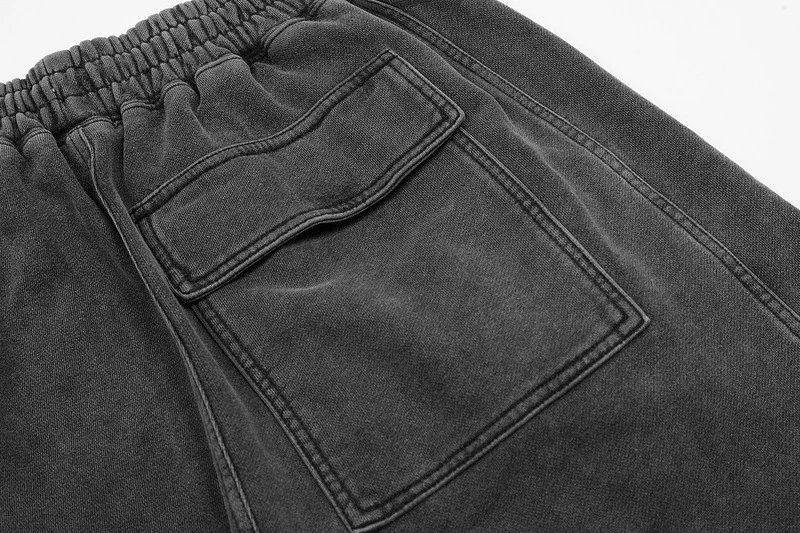 REPRESENT Elastic Denim Shorts Black - Gallery Image 10 - Detailed View