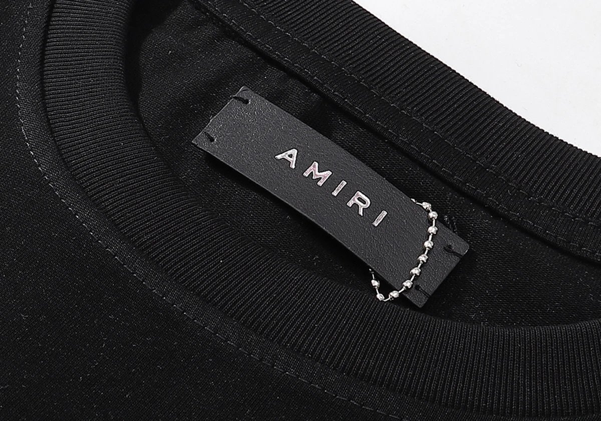 AMIRI Logo Printed T-Shirt Multi - Gallery Image 8 - Detailed View