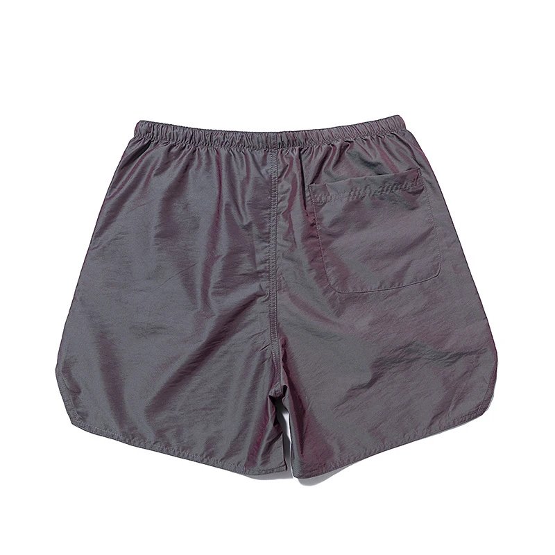 Street Nylon Reflective Shorts Silver Gray - Gallery Image 6 - Detailed View