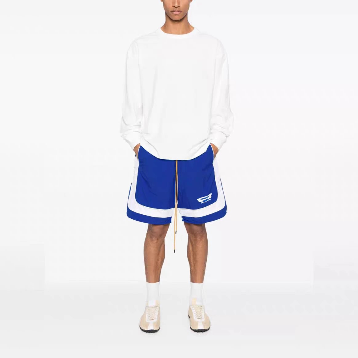 RHUDE Colorblock Shorts Multicolor - Gallery Image 11 - Detailed View