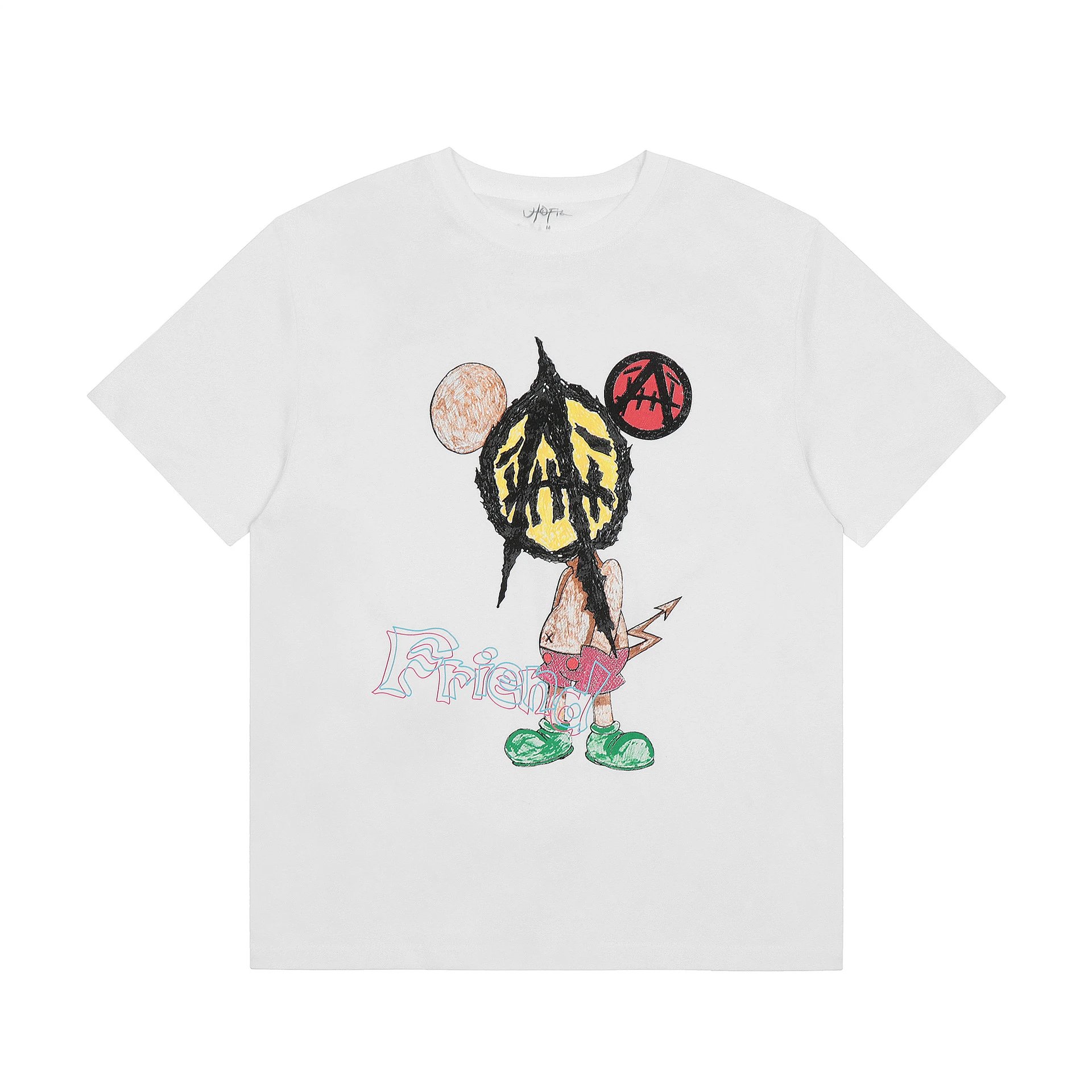 Unisex Graphic Cotton Summer Tee Ivory - Travis Scott - Cnfans - $22.26