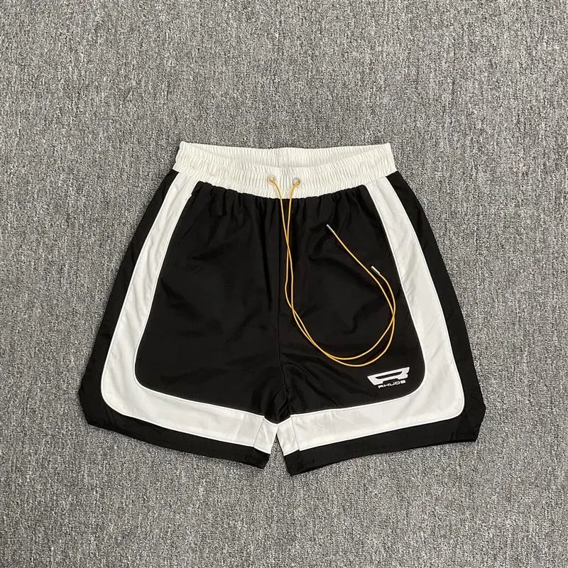 RHUDE Colorblock Shorts Multicolor - Gallery Image 9 - Detailed View