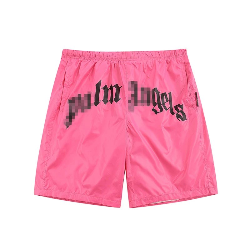 Streetwear Mesh Beach Shorts Fuchsia Pink - Palm Angels - Cnfans - $28.06