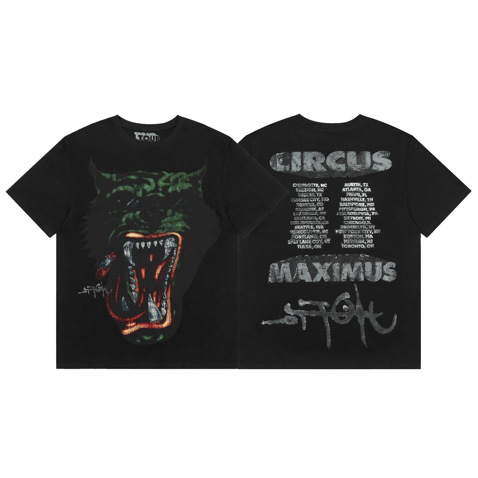 Utopia Graphic Streetwear T-Shirt Ebony Black - Related Product - Cnfans